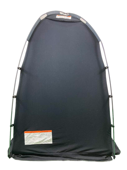 secondhand SlumberPod 3.0 Sleep Canopy, Black with Gray Accents