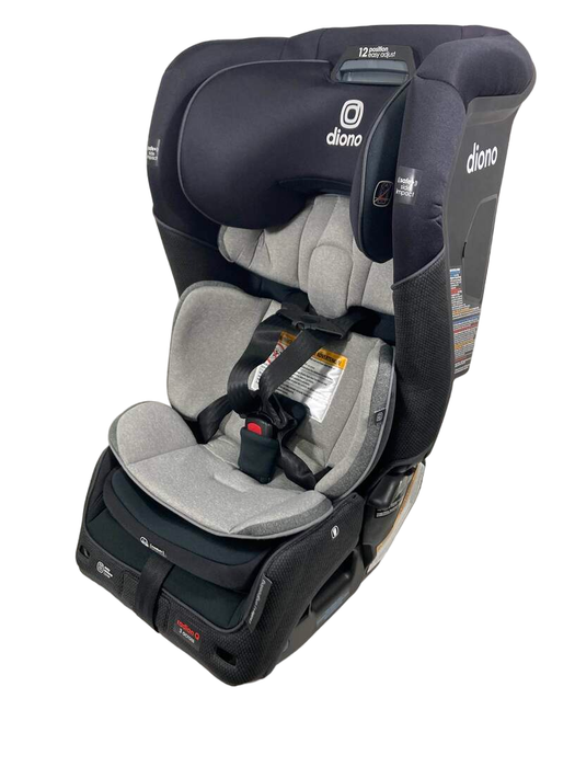 used Diono Radian 3QX Convertible Car Seat, 2021, Black Jet