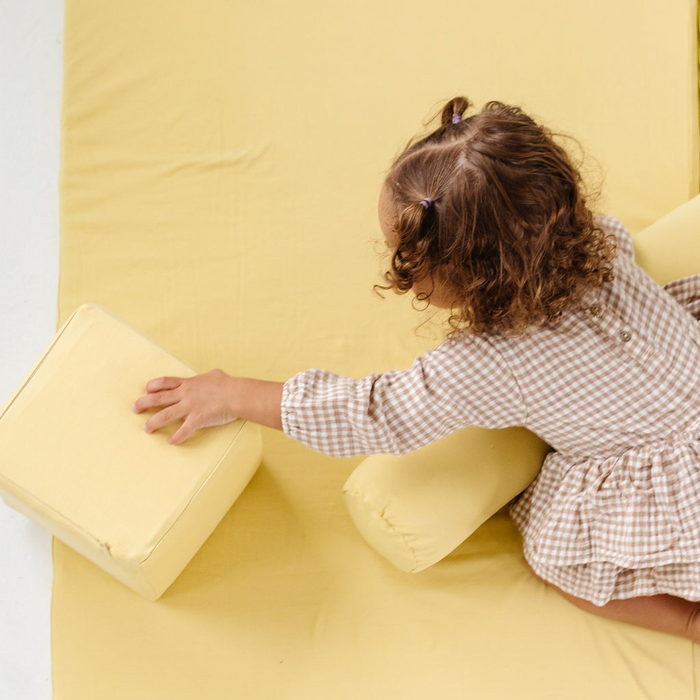 Toki Mats Padded Play Mat, Daisy Jersey Mat