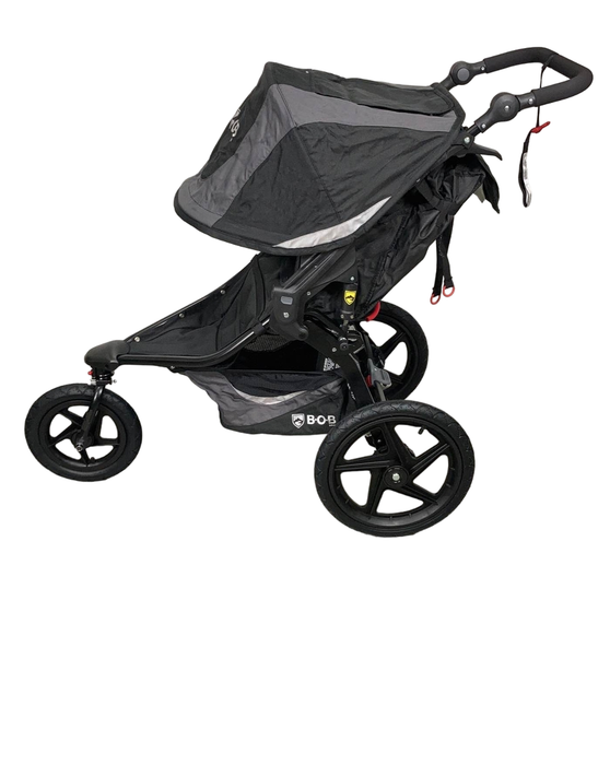 secondhand BOB Revolution Flex 3.0 Single Jogging Stroller, 2022, Graphite