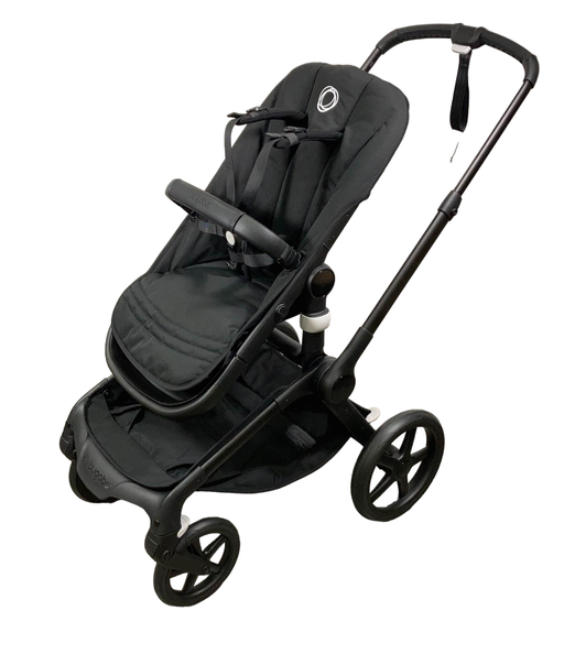 secondhand Bugaboo Fox 5 Stroller, 2023, Black Frame, Midnight Black