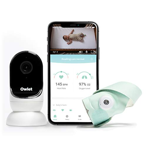 used Owlet Smart Sock 3 Monitor Duo, Mint Green