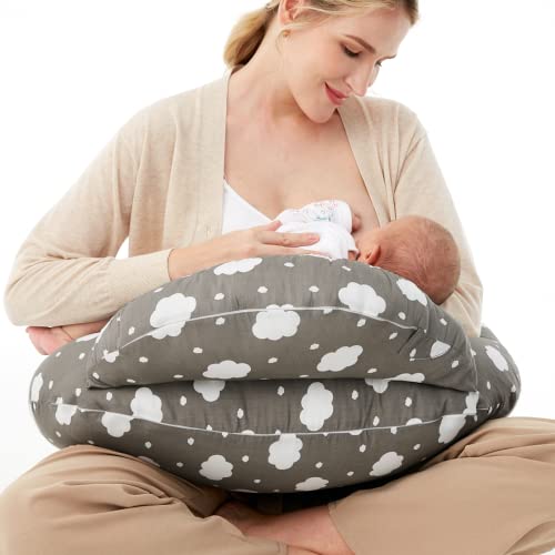 used Momcozy Nursing Pillow, Grey