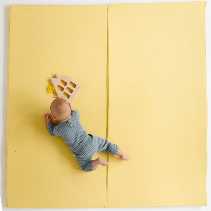 Toki Mats Padded Play Mat, Daisy Jersey Mat