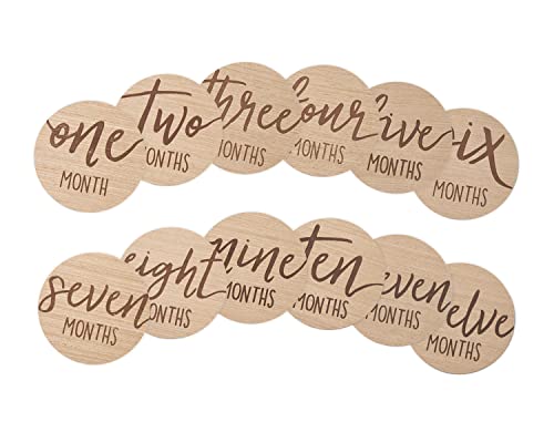 used Kate & Milo Wooden Monthly Milestone Markers