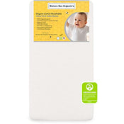 used Nature Bee Organics Deluxe Breathable Crib And Toddler Mattress