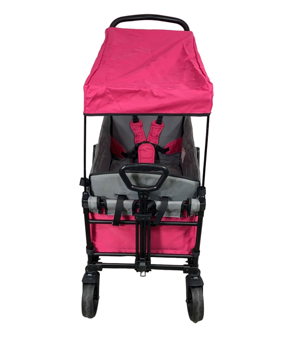 Wonderfold X2 Push + Pull Double Stroller Wagon, 2021, Pretty-n-Pink