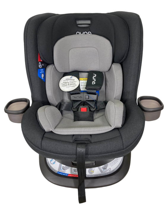 Nuna Revv Rotating Convertible Car Seat, 2022, Caviar