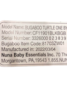 secondhand Bugaboo Turtle One By Nuna Infant Car Seat, 2022, Black