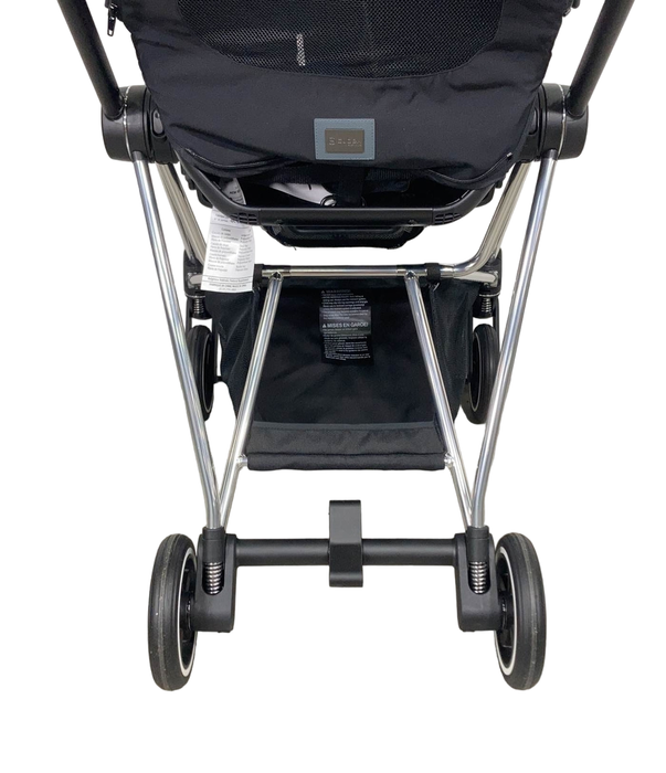 Cybex MIOS Stroller, 2022, Chrome With Black Details, Deep Black