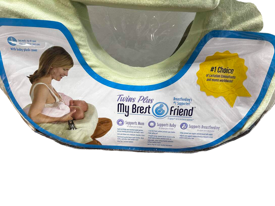 secondhand My Brest Friend Twins Plus Feeding Pillow, Green