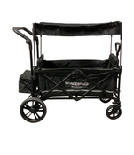 secondhand Wonderfold X2 Push + Pull Double Stroller Wagon, 2022, Stealth Black