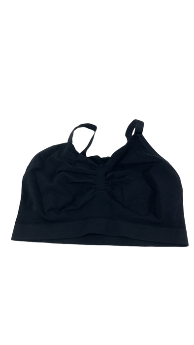 Kindred Bravely Sublime Bamboo Hands-Free Pumping Lounge & Sleep Bra, Black, Regular (B-D), Small