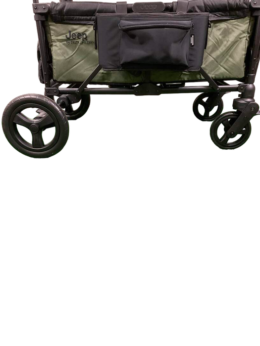 Delta Children Jeep Deluxe Wrangler Wagon Stroller with Cooler Bag and Parent Organizer