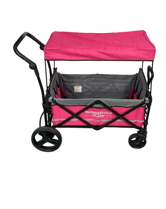 Wonderfold X2 Push + Pull Double Stroller Wagon, 2021, Pretty-n-Pink