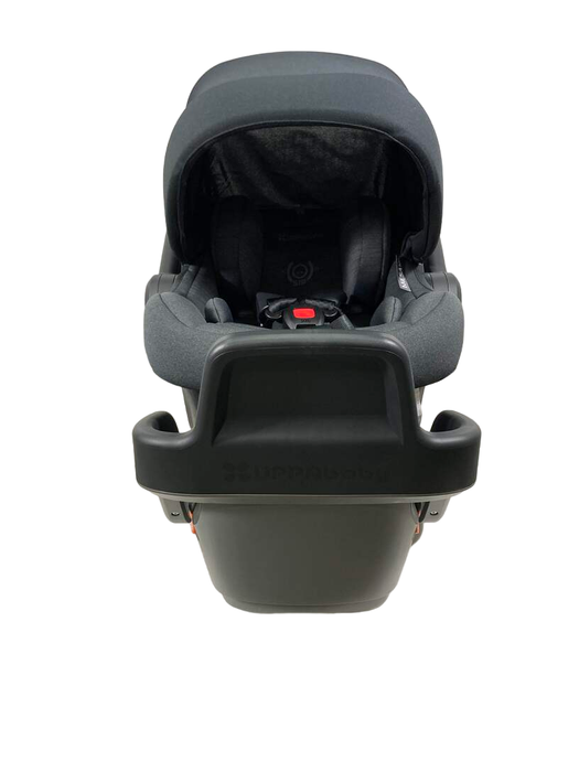 secondhand UPPAbaby MESA MAX Infant Car Seat and Base, Jake Charcoal, 2022