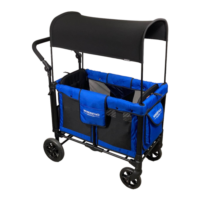 Wonderfold W2 Original Multifunctional Double Stroller Wagon, 2022, Blue