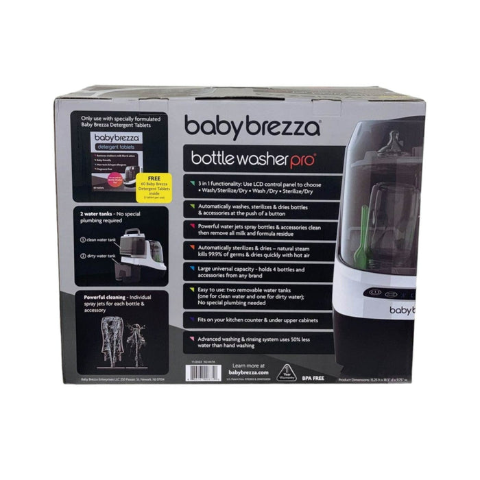 Baby Brezza Bottle Washer Pro, White/Black