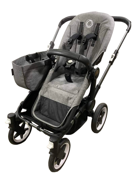 secondhand Bugaboo Donkey 5 Stroller Mono, 2022, Grey Melange, Graphite