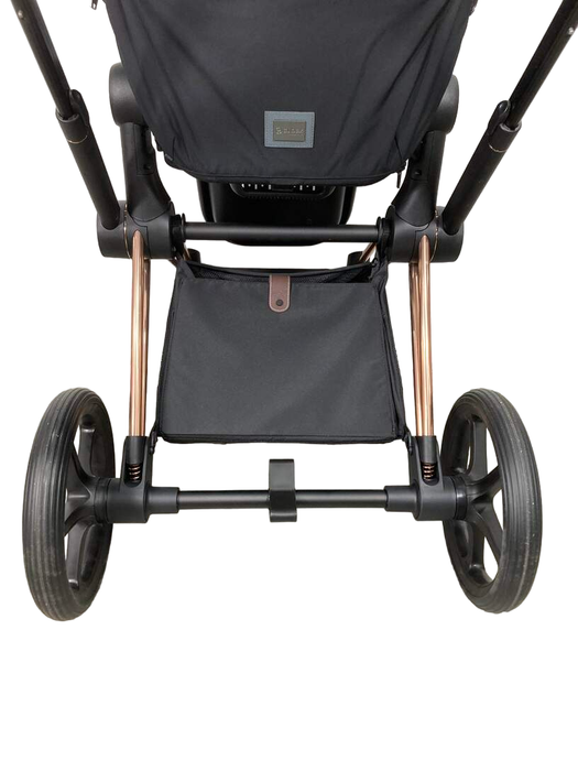 Cybex PRIAM Stroller, Deep Black, Rosegold, 2023