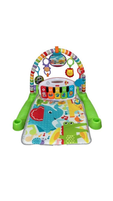 Fisher Price Deluxe Kick & Play Piano Gym, Green