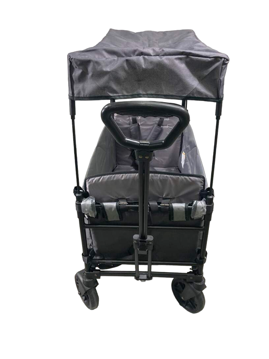 Wonderfold X2 Push + Pull Double Stroller Wagon, 2021, Stone Gray