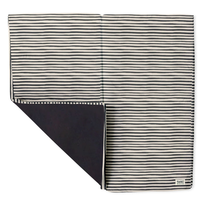 Toki Mats Padded Play Mat Cover, Bold Stripe Mat