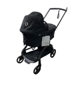 used Bugaboo Dragonfly Bassinet and Seat Stroller, Black, Midnight Black, Midnight Black, 2023