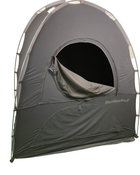 secondhand SlumberPod 3.0 Sleep Canopy, Black with Gray Accents