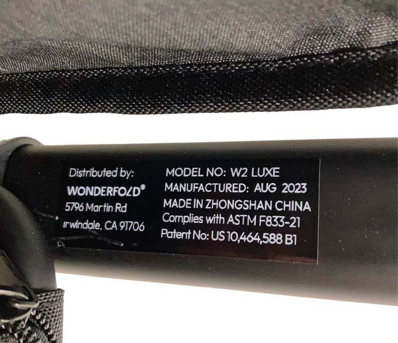 Wonderfold W2 Luxe Multifunctional Double Stroller Wagon, 2023, Volcanic Black