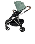 secondhand Mockingbird Single to Double 2.0 Stroller, Silver with Penny Leather, Watercolor Drops, Sage, 2023