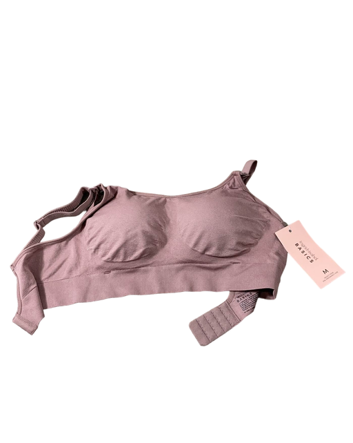 used Ingrid & Isabel Basics Seamless Maternity Sports Bra, M, Mauve