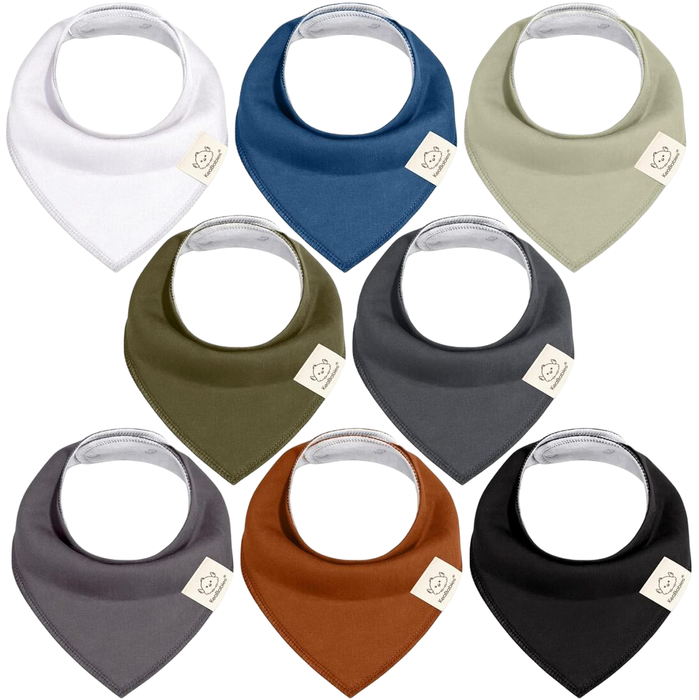 KeaBabies Organic Bandana Bibs, Basics