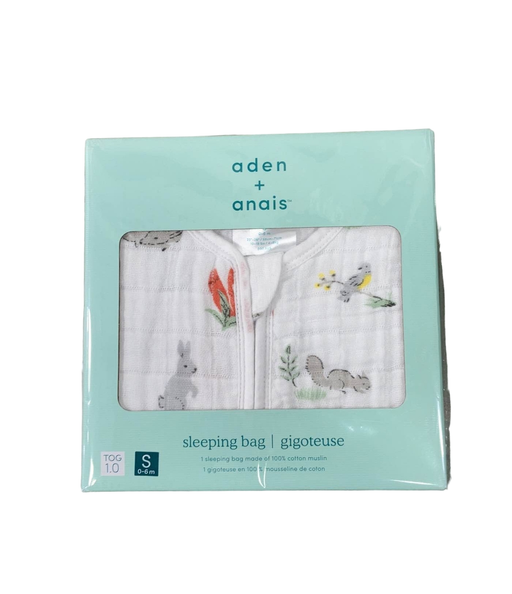 used Aden + Anais Cotton Muslin Sleep Bag, Forest Classic