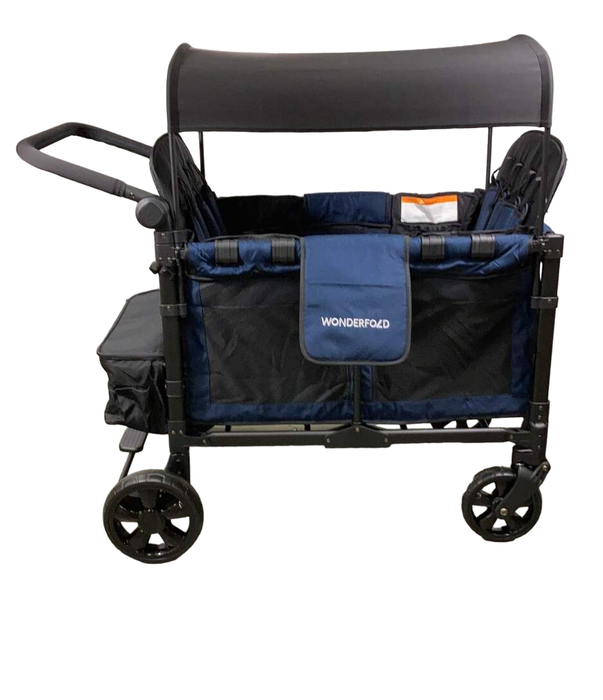 secondhand Wonderfold W4 Elite Stroller Wagon, 2023, Noble Navy