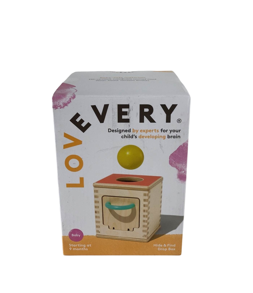 used Lovevery Hide & Find Drop Box