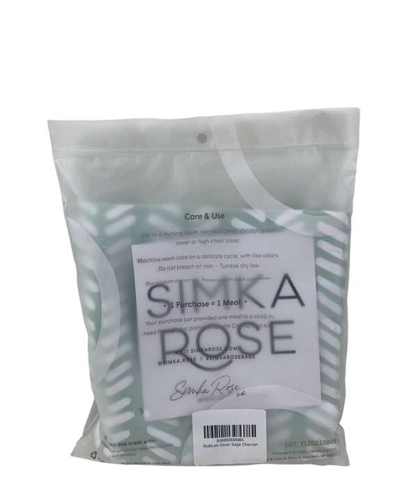 secondhand Simka Rose Car Seat Canopy Nursing Cover