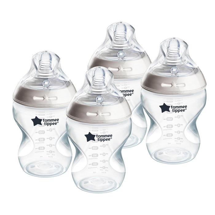 Tommee Tippee Natural Start Baby Bottle Set, 9 oz, Pack of 4