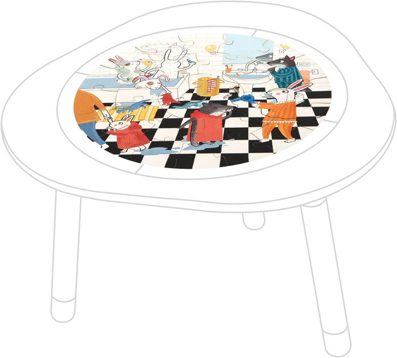 Stokke MuTable Puzzle, Happy Bathroom