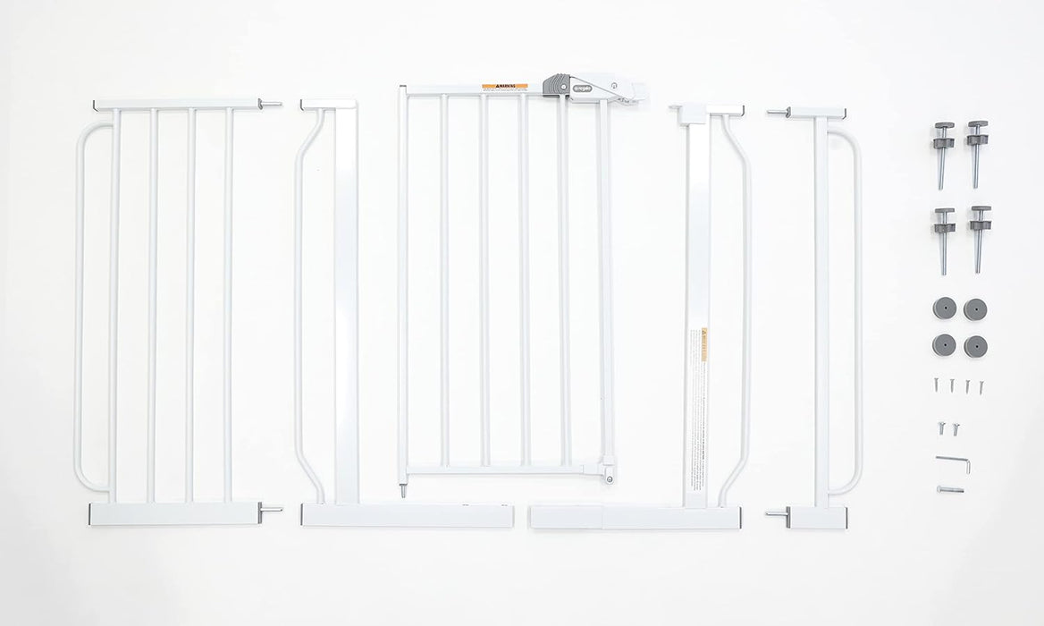 Regalo Easy Step Extra Wide Gate, 49-in, White