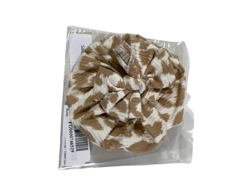 secondhand Bunny Knots Headwrap, Cream Leopard