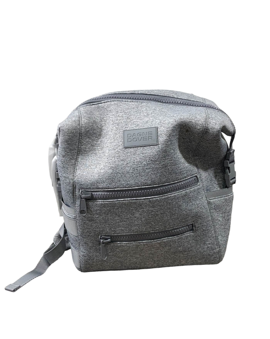 used Dagne Dover Indi Diaper Backpack Small, Heather Grey