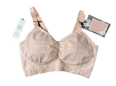 used Kindred Bravely Sublime Hands-Free Pumping & Nursing Bra, Pink Heather, Busty, Medium