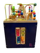 secondhand B. toys Zany Zoo Wooden Activity Cube