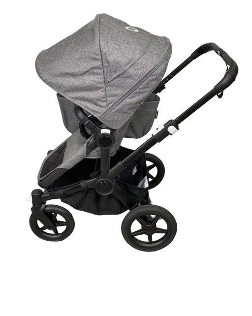 secondhand Bugaboo Donkey 5 Stroller Mono, 2023, Grey Melange, Black