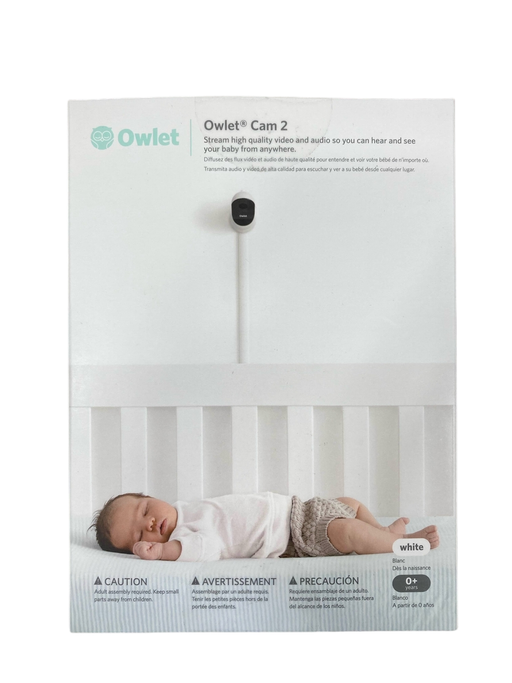 used Owlet Cam 2, White