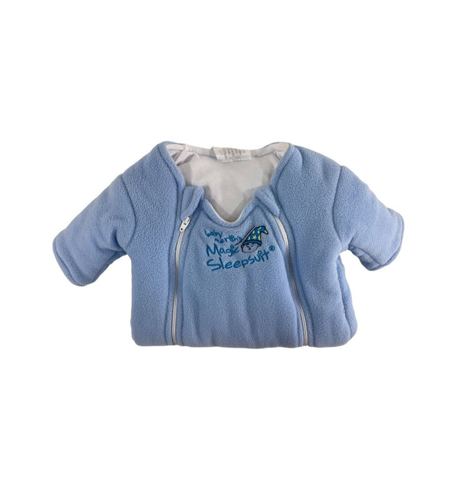 Baby Merlin's Magic Sleepsuit, Blue, Small 3-6 Months, Fleece