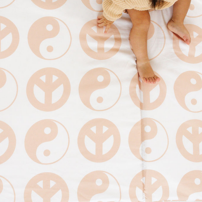 Toki Mats Padded Play Mat Cover, Yin Yang, Multiple Sizes