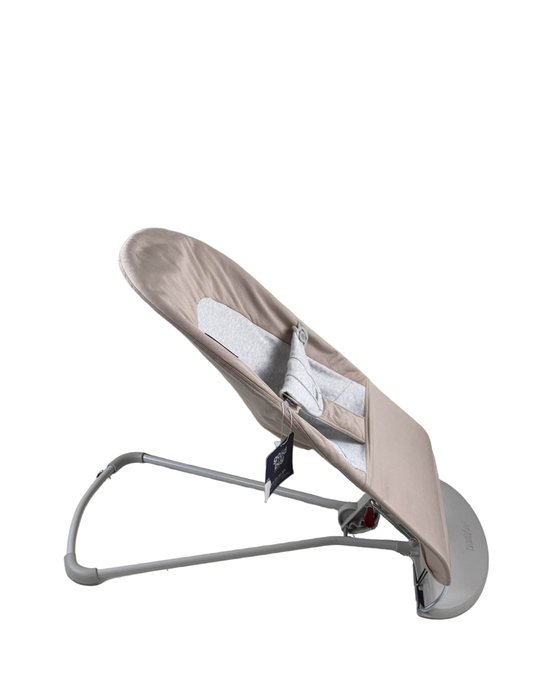 secondhand BabyBjorn Bouncer Balance, Beige/Grey, Light Gray Frame, Cotton