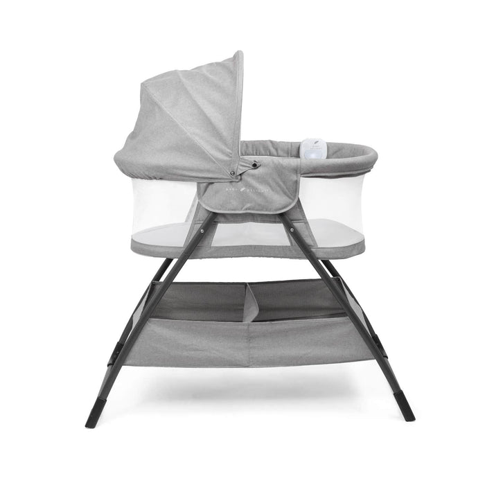 used Baby Delight Beside Me Doze Deluxe Bedside Bassinet, Pebble Grey